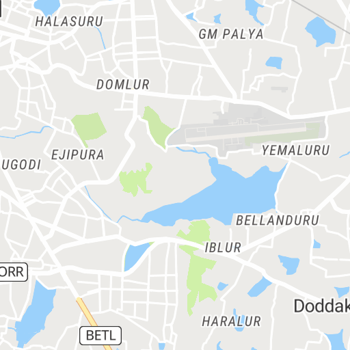 Bangalore Zones Scribble Maps