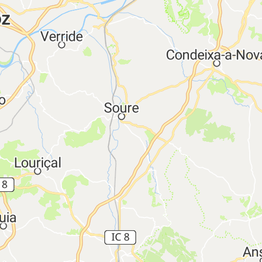 Mapa das AH na Região Centro de Portugal