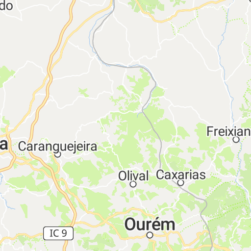 Mapa das AH na Região Centro de Portugal