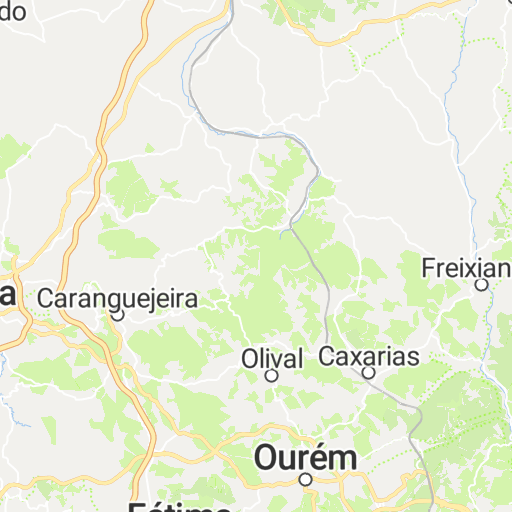 Mapa das AH na Região Centro de Portugal