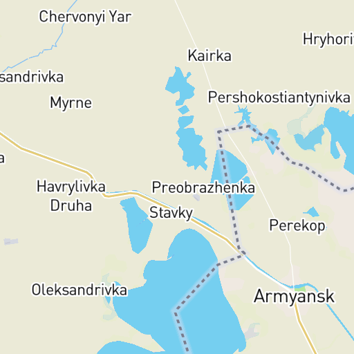 Perekop Isthmus Scribble Maps