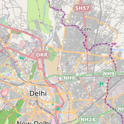 Delhi Ridge Map : Scribble Maps